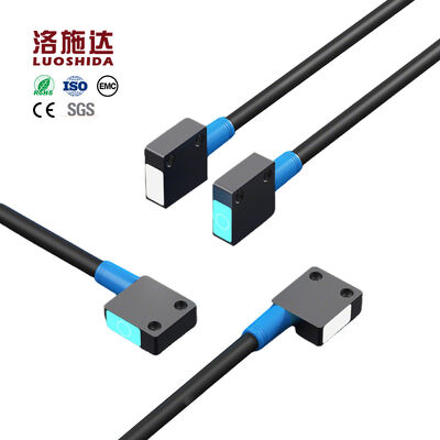 سنسور لیزری فوتوالکتریک انتشار یافته Q14 NPN/PNP/NO/NC فاصله سنجش 100mm/300mm IP65 غیر همسطح