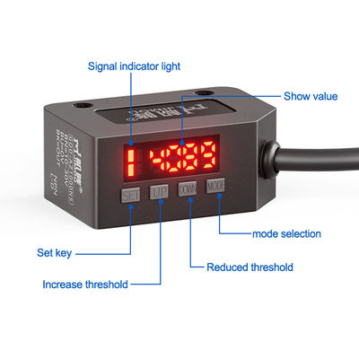 کاهش هزینه موثر NO NC، پاسخ با سرعت بالا، سنسور فوتوالکتریک انتشار، صفحه نمایش دیجیتال هوشمند، سوئیچ فوتوالکتریک